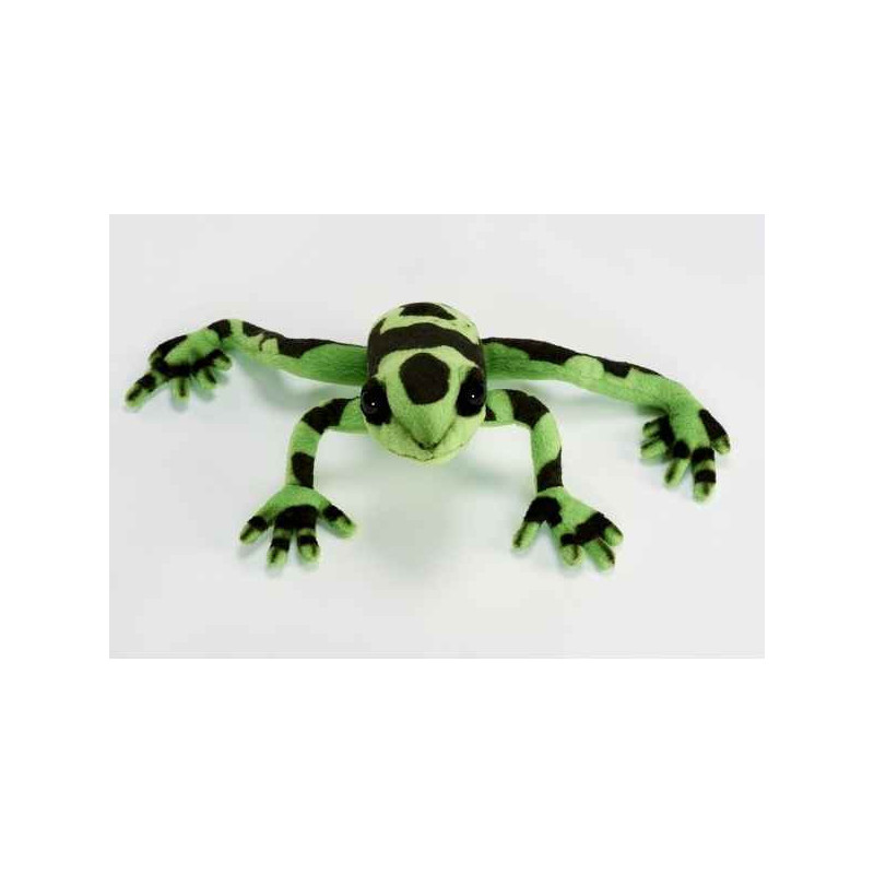 Animaux marins Grenouille verte/noire 17cml peluche animalière -5224