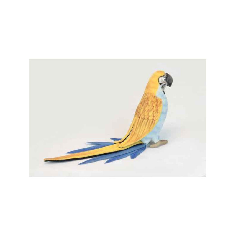 Décoration OiseauxPerruche jaune/bleu 16cmh peluche animalière -3325 Anima