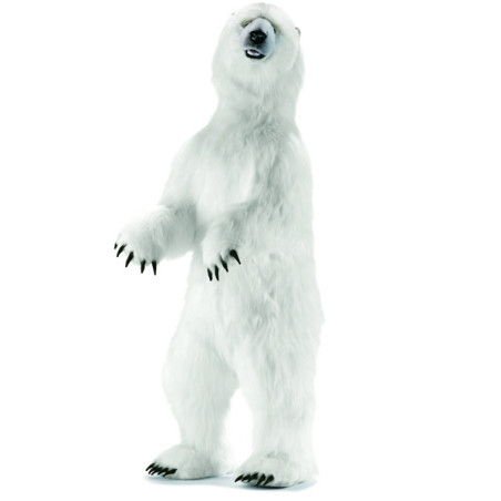 Anima - Peluche ours polaire dressé 190 cm -4014