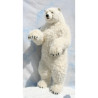 Anima - Peluche ours polaire dressé 190 cm -4014