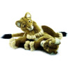 Félin Lionne "dormeur" 40 cm peluche animalière -4705