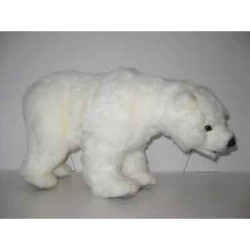 Animaux-Bois-Animaux-Bronzes propose Peluche animalière Ourson polaire 38cm peluche animalière 5416