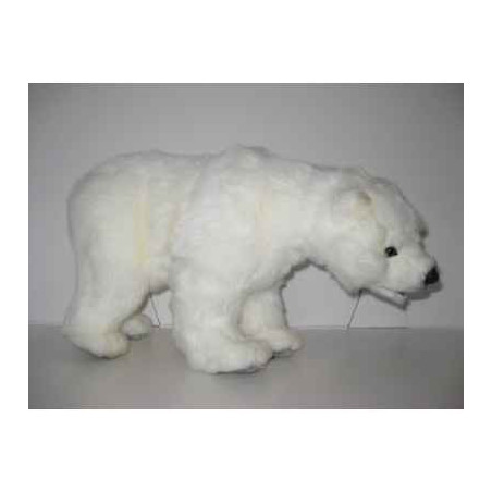 Animaux-Bois-Animaux-Bronzes propose Peluche animalière Ourson polaire 38cm peluche animalière 5416
