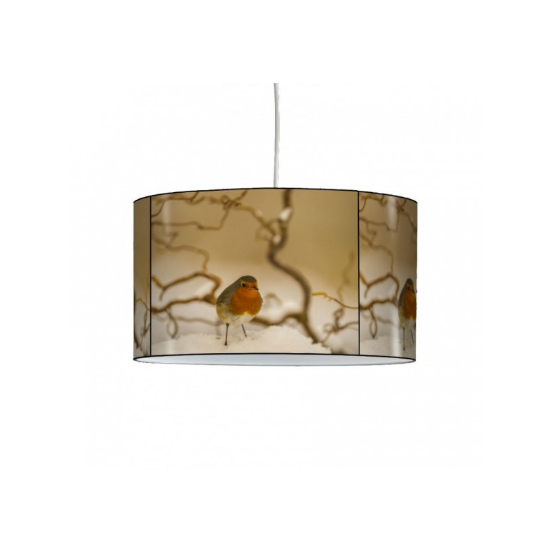 Lampe suspension oiseaux rouge gorge -OI1422SUS