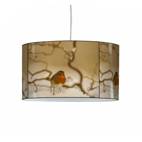 Lampe suspension oiseaux rouge gorge -OI1422SUS