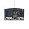 Lampe suspension oiseaux grand duc -OI1345SUS