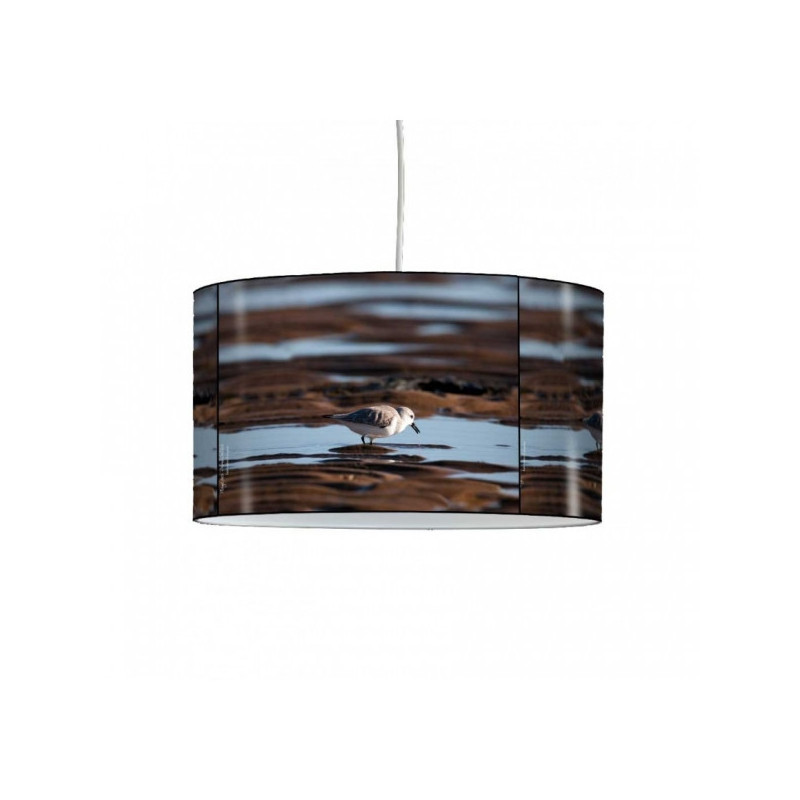 Lampe suspension oiseaux bécasseau sanderling -OI1308SUS