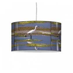 Décoration Luminaire Animaux Lampe suspension oiseaux aigrette dans marais -OI1303SUS
