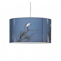 Décoration Luminaire Animaux Lampe suspension oiseaux aigrette sur arbre -OI1302SUS