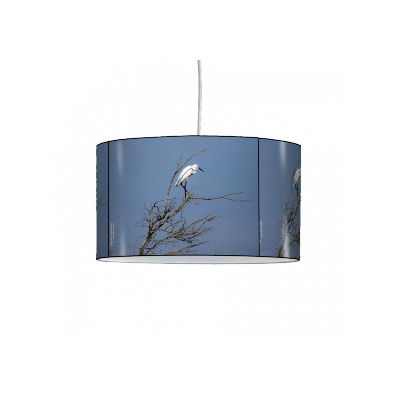 Lampe suspension oiseaux aigrette sur arbre -OI1302SUS