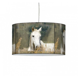 Décoration Luminaire Animaux Lampe suspension collection nos amis cheval blanc -NOA1515SUS