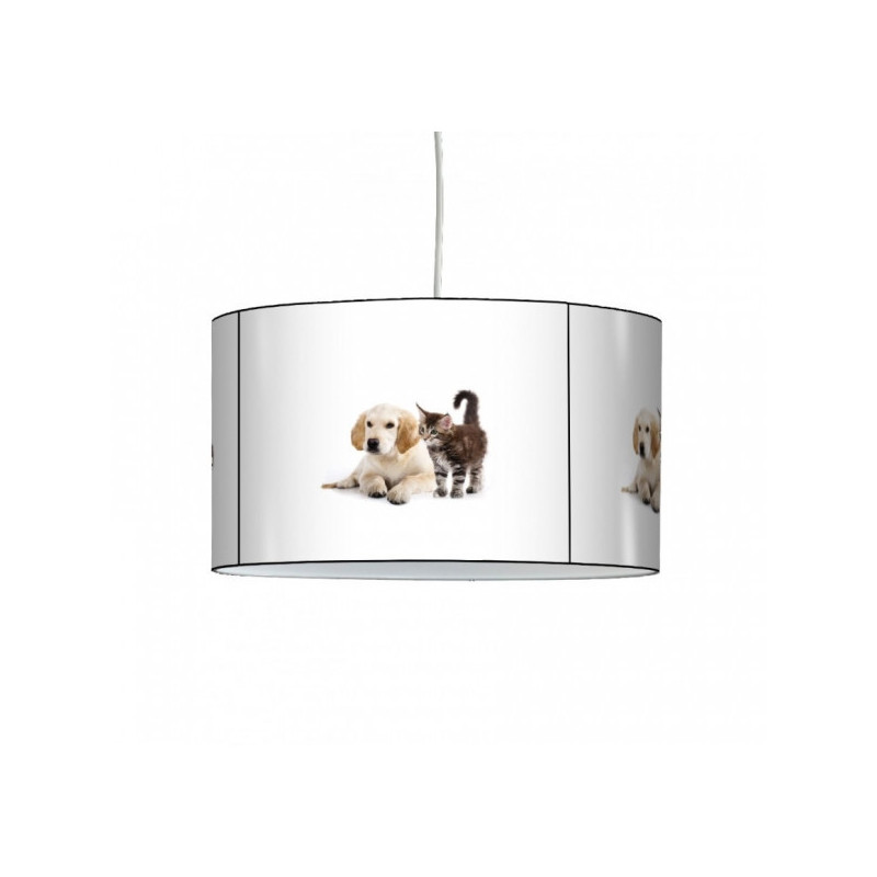 Décoration Luminaire Animaux Lampe suspension collection nos amis chiot et chaton -NOA1313SUS