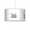 Décoration Luminaire Animaux Lampe suspension collection nos amis lapins -NOA1310SUS