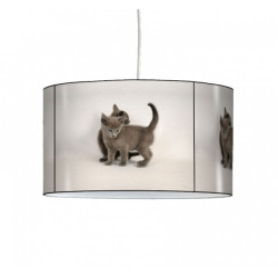 Décoration Luminaire Animaux Lampe suspension collection nos amis chatons -NOA1309SUS