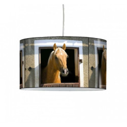 Décoration Luminaire Animaux Lampe suspension collection nos amis cheval box -NOA1506SUS