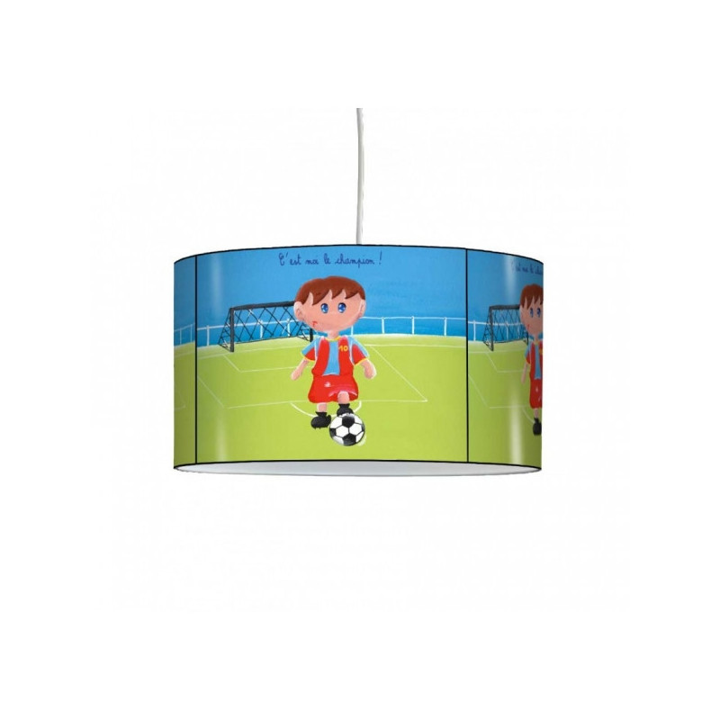 Décoration Luminaire Animaux Lampe suspension enfant garçon football -EN1203SUS