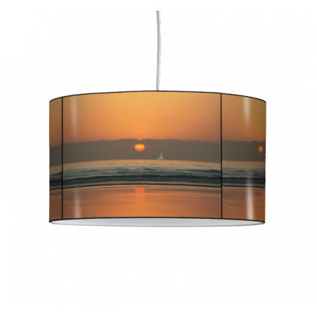 Décoration Luminaire Animaux Lampe suspension marine coucher de soleil et nuages -MA1218SUS