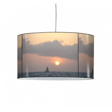 Décoration Luminaire Animaux Lampe suspension marine voilier et soleil -MA1446SUS