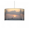Décoration Luminaire Animaux Lampe suspension marine voilier et soleil -MA1446SUS