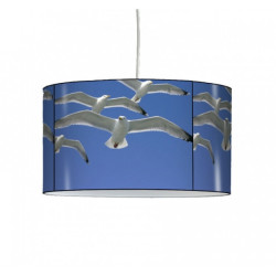 Décoration Luminaire Animaux Oiseau Lampe suspension marine mouettes en vol -MA1215SUS