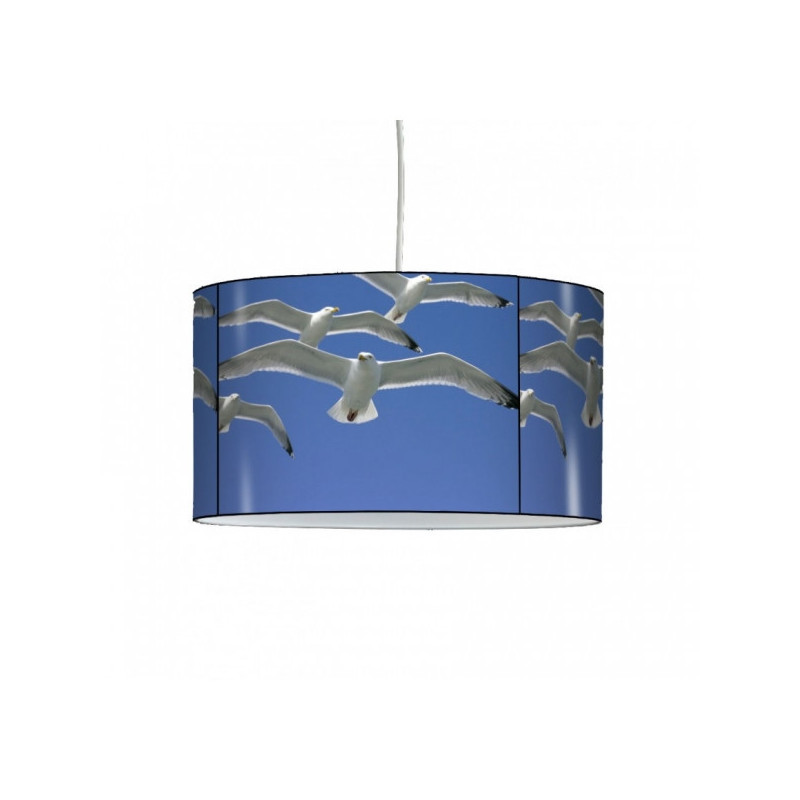 Décoration Luminaire Animaux Oiseau Lampe suspension marine mouettes en vol -MA1215SUS