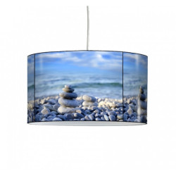 Décoration Luminaire Animaux Lampe suspension marine galets empilés -MA40SUS