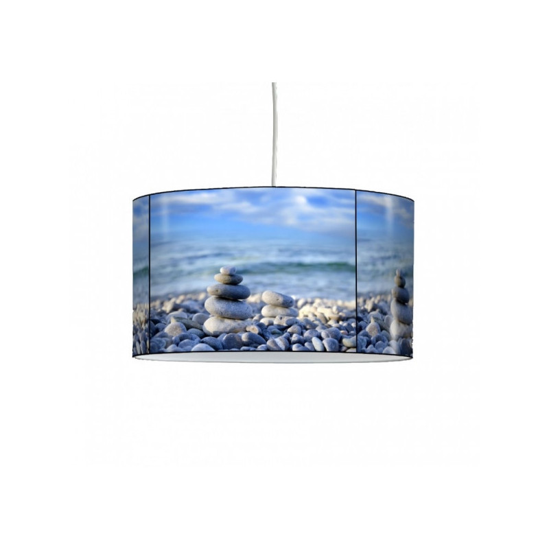 Décoration Luminaire Animaux Lampe suspension marine galets empilés -MA40SUS