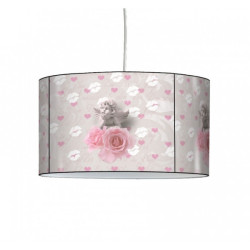 Décoration Luminaire Animaux Lampe suspension charme ange rose -CH1509SUS