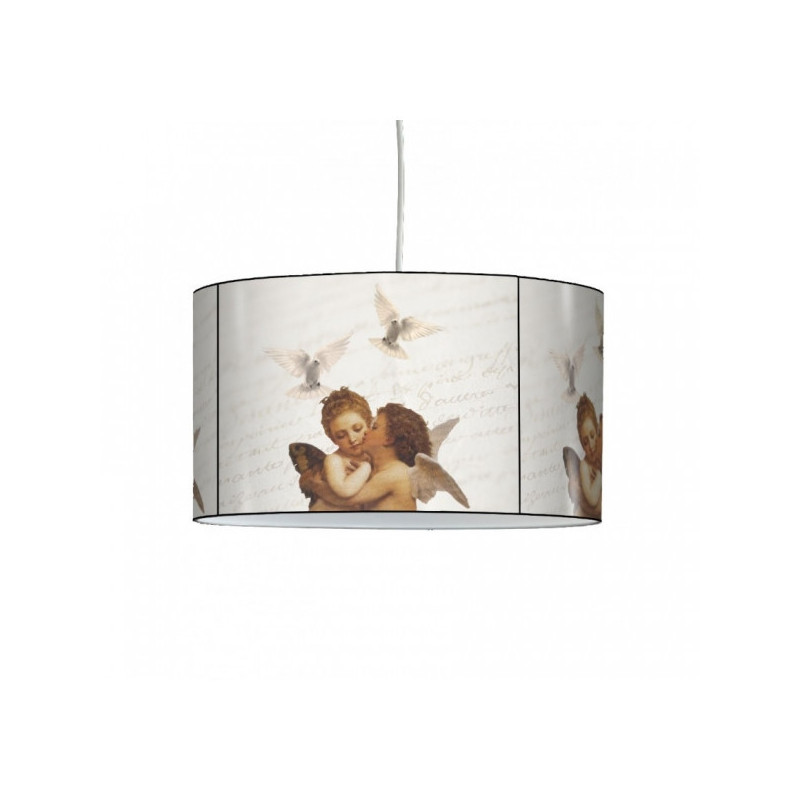 Décoration Luminaire Animaux Lampe suspension charme ange colombes -CH1506SUS