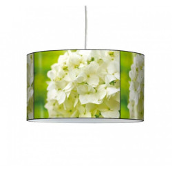 Décoration Luminaire Animaux Lampe suspension nature hortensias blancs -NA1217SUS