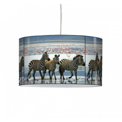 Décoration Luminaire Animaux Lampe suspension animaux sauvages troupeau de zèbres -AS1220SUS