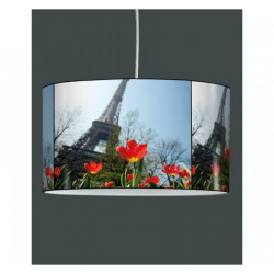 Décoration Luminaire Animaux Lampe suspension paris tour eiffel et tulipes -VI1218SUS