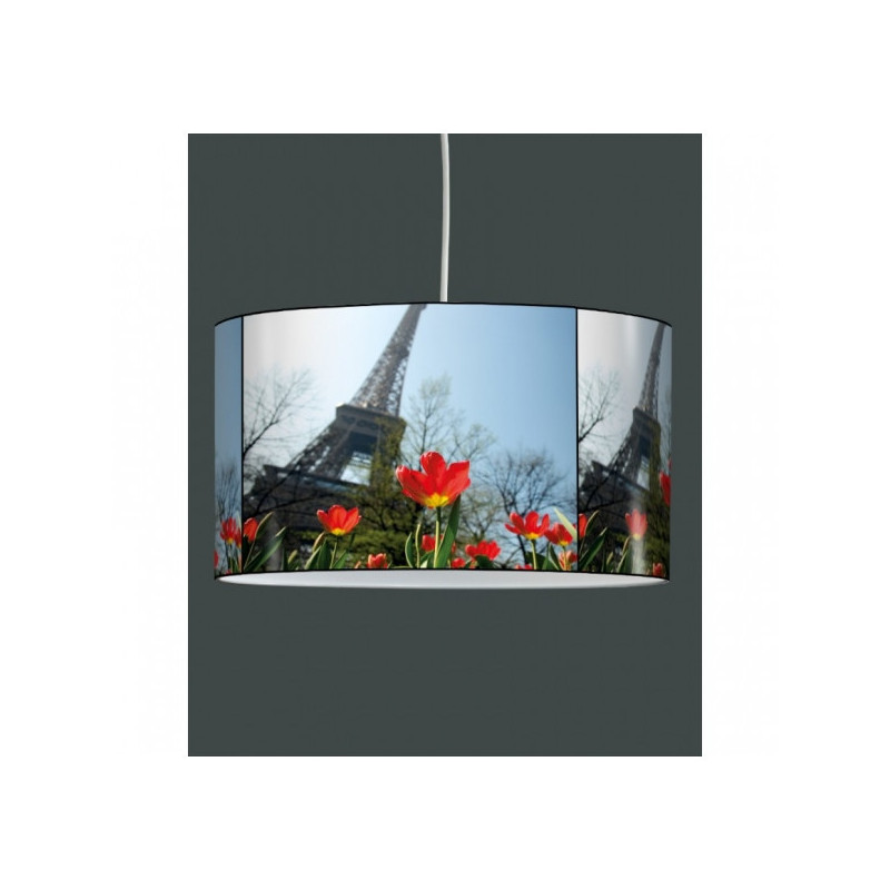Décoration Luminaire Animaux Lampe suspension paris tour eiffel et tulipes -VI1218SUS