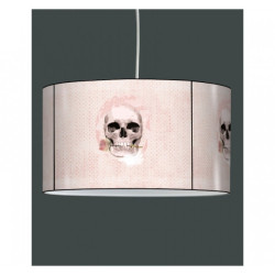 Décoration Luminaire Animaux Lampe suspension tendance tête de mort rose -TE1505SUS