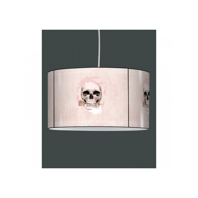 Décoration Luminaire Animaux Lampe suspension tendance tête de mort rose -TE1505SUS