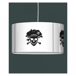 Décoration Luminaire Animaux Lampe suspension tendance tête de mort pirate -TE1520SUS