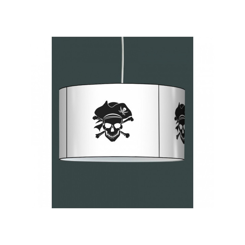 Décoration Luminaire Animaux Lampe suspension tendance tête de mort pirate -TE1520SUS