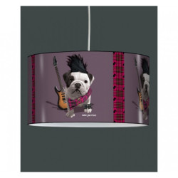 Décoration Luminaire Animaux Lampe suspension téo jasmin punk prune -TO1532SUS