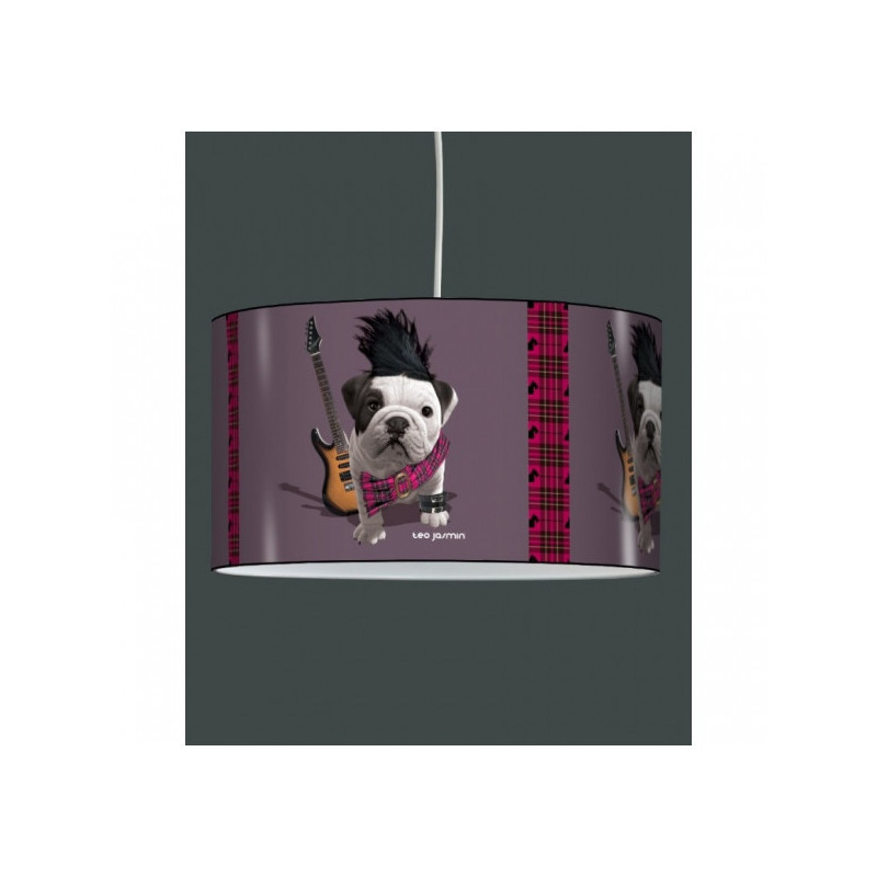 Décoration Luminaire Animaux Lampe suspension téo jasmin punk prune -TO1532SUS