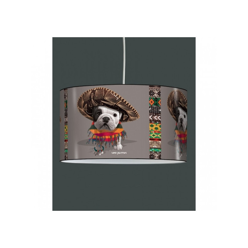 Décoration Luminaire Animaux Lampe suspension teo jasmin méxicain taupe -TO1525SUS