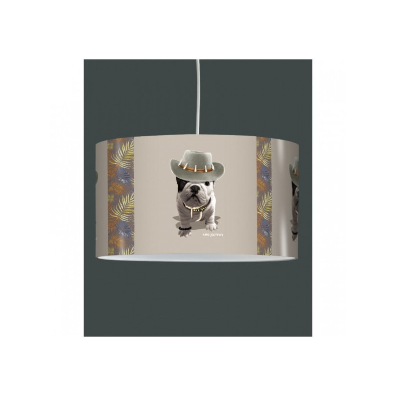 Décoration Luminaire Animaux Lampe suspension teo jasmin explorateur beige -TO1604SUS