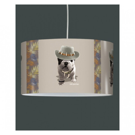 Décoration Luminaire Animaux Lampe suspension teo jasmin explorateur beige -TO1604SUS