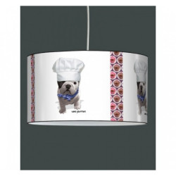 Décoration Luminaire Animaux Lampe suspension teo jasmin chef blanc -TO1560SUS