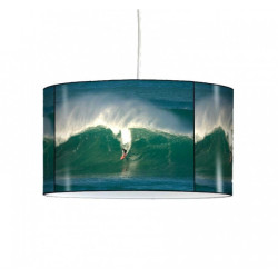 Décoration Luminaire Animaux Lampe suspension sports et loisirs surfeur sur la vague -SL1321SUS