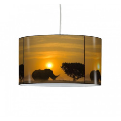 Décoration Luminaire Animaux Lampe suspension animaux sauvages rhinocéros -AS1424SUS