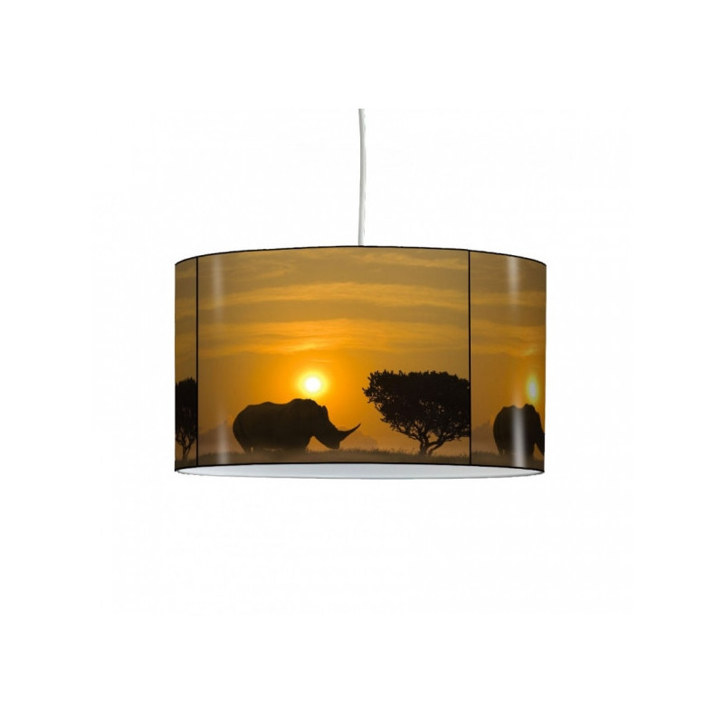 Décoration Luminaire Animaux Lampe suspension animaux sauvages rhinocéros -AS1424SUS