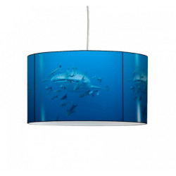Décoration Luminaire Animaux Lampe suspension faune marine requin baleine -FM1424SUS