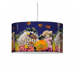Décoration Luminaire Animaux Lampe suspension faune marine récif de corail -FM1221SUS
