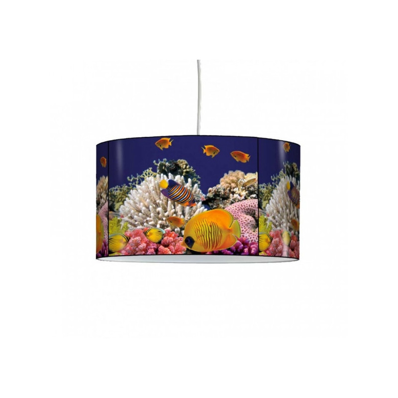 Décoration Luminaire Animaux Lampe suspension faune marine récif de corail -FM1221SUS