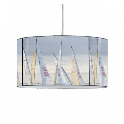 Décoration Luminaire Animaux Lampe suspension collection plisson bateaux voiles -PL1625SUS